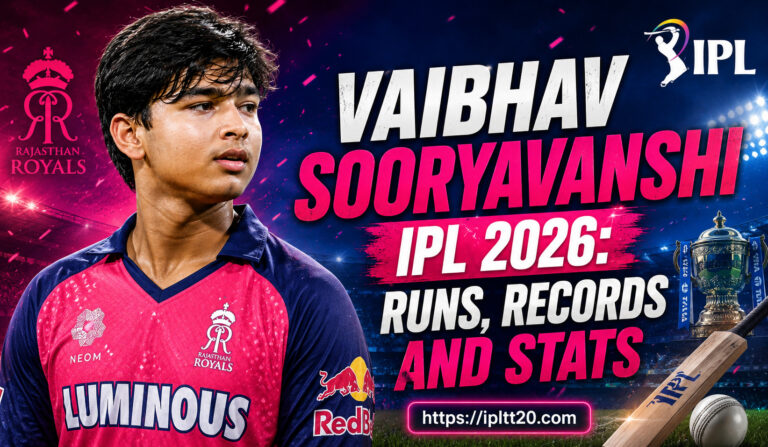 Vaibhav Sooryavanshi IPL 2026: Runs, Records and Stats